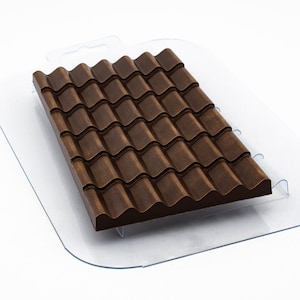 TILE ROOF MOLD, Chocolate Mold, House Mold, Realtor Cake Decoration, Fondant Mold, Housewarming Cake, New House Theme, Plastic Mold, Shapem