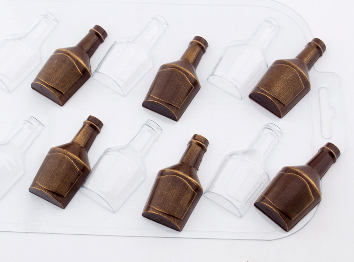 COGNAC BOTTLES MOLD minis Chocolate Mold Fondant Mold Etsy