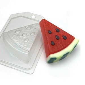 WATERMELON MOLD, Soap Mold, Bath Bomb Mold, Chocolate Mold, Watermelon Slice Shaped Mold, Summer Molds for Soap, Fruit Mold, Food Mold