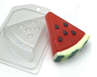 Wassermelonenform, Seifenform, Badebombenform, Schokoladenform, Wassermelonenscheibenform, Sommerformen für Seife, Obstform, Lebensmittelform