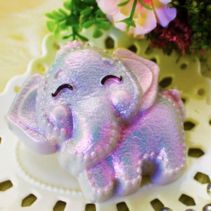 BABY ELEPHANT MOLD, Plastic Soap Mold, Bath Bomb Mold, Chocolate Mold, Soap Making Supplies, Safari Animals Mold, Baby Shower Supplies, Cake