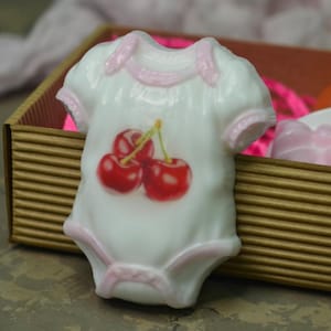 BABY BODYSUIT MOLD, Soap Mold, Bath Bomb Mold, Chocolate Mold, Baby Shower Cake Decorating Supplies, Baby Girl Bodysuit Mold, Clothes Mold