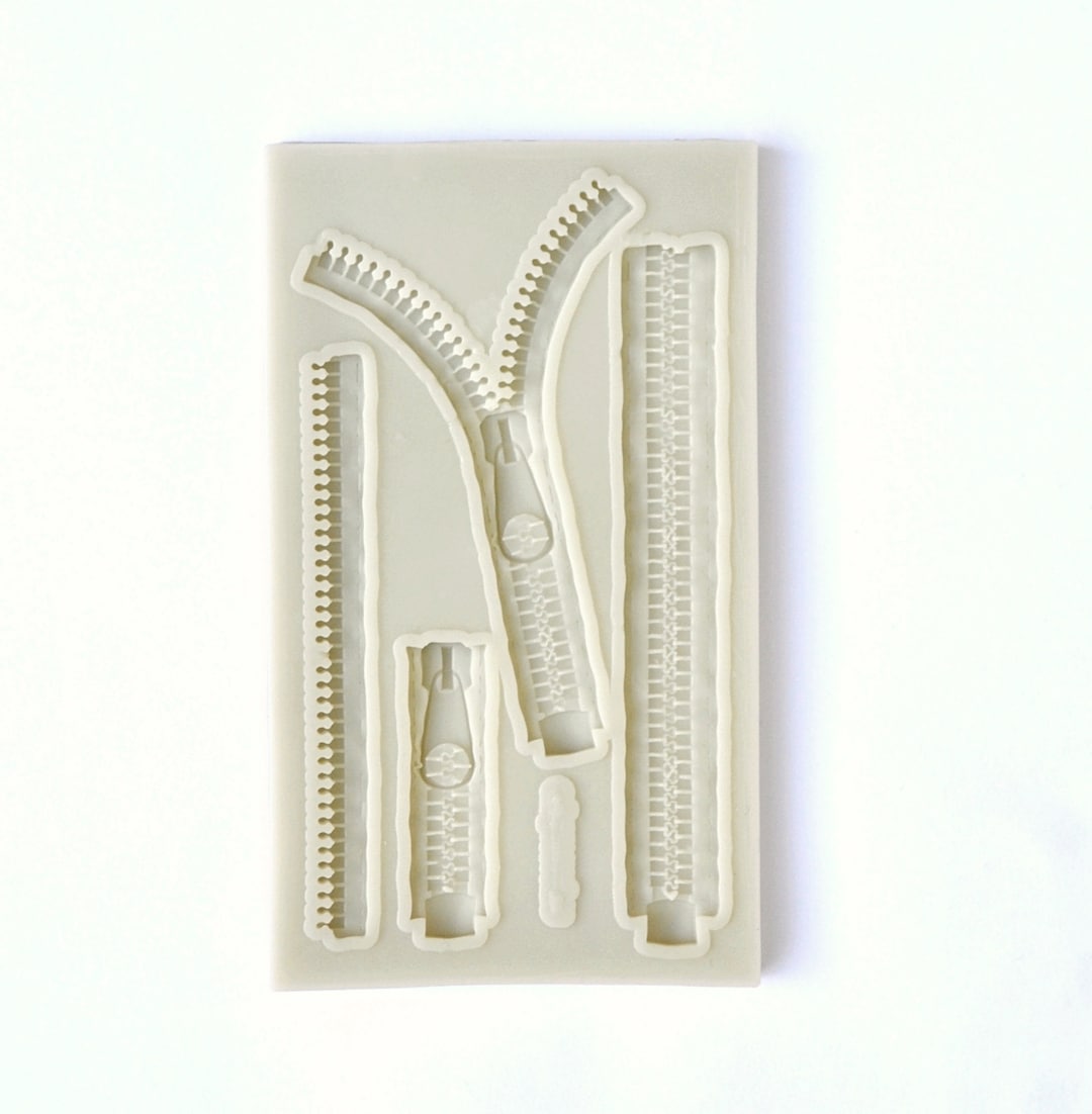 ZIPPER MOLD Silicone Fondant Mold Fashion Mold Cake Etsy