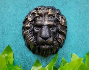 LION HEAD MOLD, Soap Mold, Bath Bomb Mold, Fondant Mold, Chocolate Making Supplies, Unique Candle Wax Molds, Zoo Animals Cake Decoration