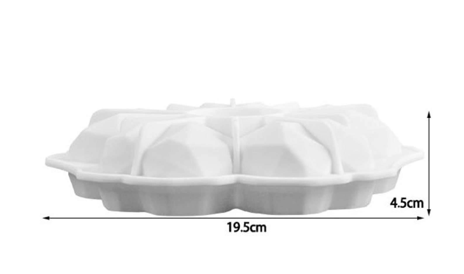 SILICONE BAKING MOLD Diamond Flower Cake Mold Breakable Etsy