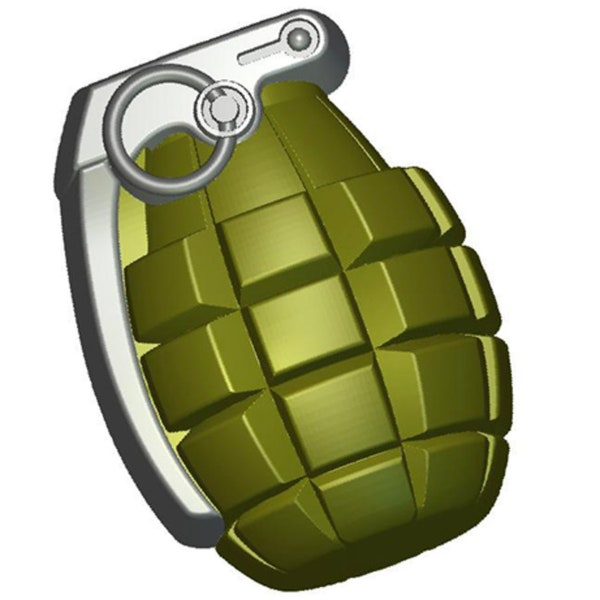 GRENADE MOLD, Chocolate Mold, Fathers Day Cake Decor, Fondant Mold, Soap Mold, Bath Bomb, Hand Grenade Mold, Military Mold, Army Mold, Mens