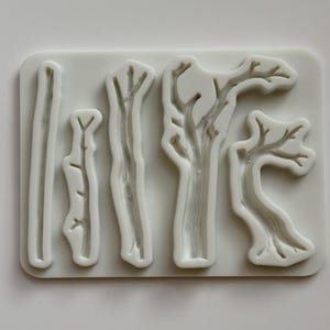 TREE BRANCHES Variety MOLD, Fondant Mold, Woodland Theme Mold, Forest, Spring Blossom, Floral Branches, Fairytale Theme, Magical