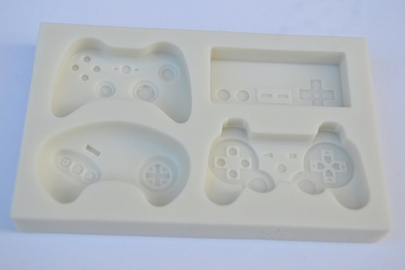 Vida Tamaño PLAYSTATION Juego Controlador Silicona Molde para Tarta Toppers Etc