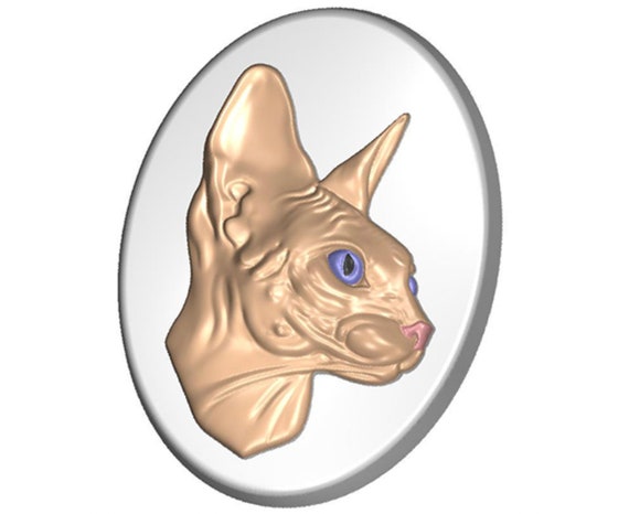 SPHYNX CAT MOLD, Chocolate Mold, Fondant Mold, Soap Making