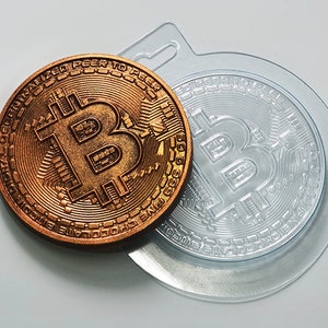 BITCOIN MOLD, Chocolate Mold, Bath Bomb Mold, Money Mold, Geek Mold, Nerdy Mold, Computer Theme Mold, IT, Unique Molds for Teens, Soap Mold