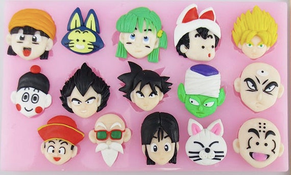 ANIME MOLD, Fondant Mold, Silicone Chocolate Mold, Cartoon