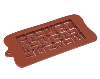 MOLDE DE BARRA DE CHOCOLATE, Molde para hornear, Suministros de panadero, Decoración de pasteles, Molde de caramelo de silicona, Suministros únicos de horneado, Herramientas, Envío rápido, Shapem