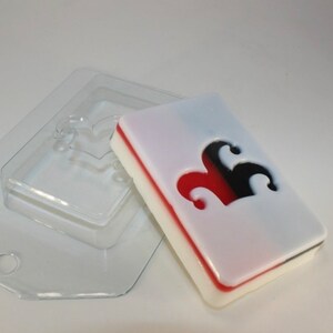 JOKER KARTENFORM, Spielkarten Seifenform, Badebombenform, Schokoladenform, Fondant, Kasino Thema Torten Dekoration, Glücksspiel Torten Dekoration