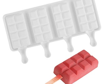 POPSICLE MOLD (4 Cavity), Cakesicle Mold, Baking Mold, Dessert Mold, High Quality Silicone Mold, Candy Mold, Baking Supplies, Ice Cream Mold