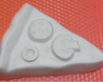 PIZZA MOLD, Plastic Soap Mold, Bath Bomb Mold, Chocolate Mold, Fast Food Shaped Mold, Cake Decoration Mold, Pizza Lover Mold, Kids Mold