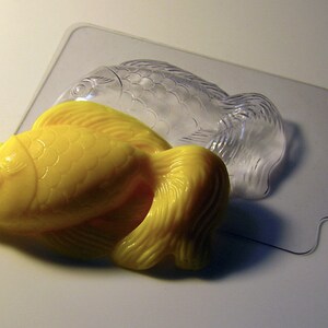 GOLDFISH MOLD, Soap Mold, Bath Bomb Mold, Chocolate Mold, Cake Decorating Supplies, Ocean Theme, Beach, Nautical, Under the Sea Creatures