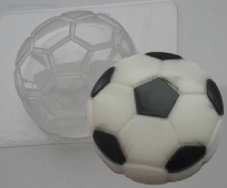SOCCER BALL MOLD Soap Mold Sport Theme Bath Bomb Mold Etsy