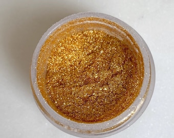 Jadalny brokat od Sprinklify - ROYAL GOLD - Błyszczący pył spożywczy do ciast, dekorowania babeczek, artykułów do pieczenia, wyprodukowany w USA
