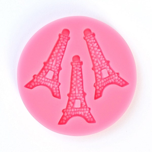 EIFFEL TOWER MOLD, Fondant Mold, Paris Theme Mold for Cake Decoration, French Chocolate Making, Cupcake Decoration, Gum Paste Mold, Resin