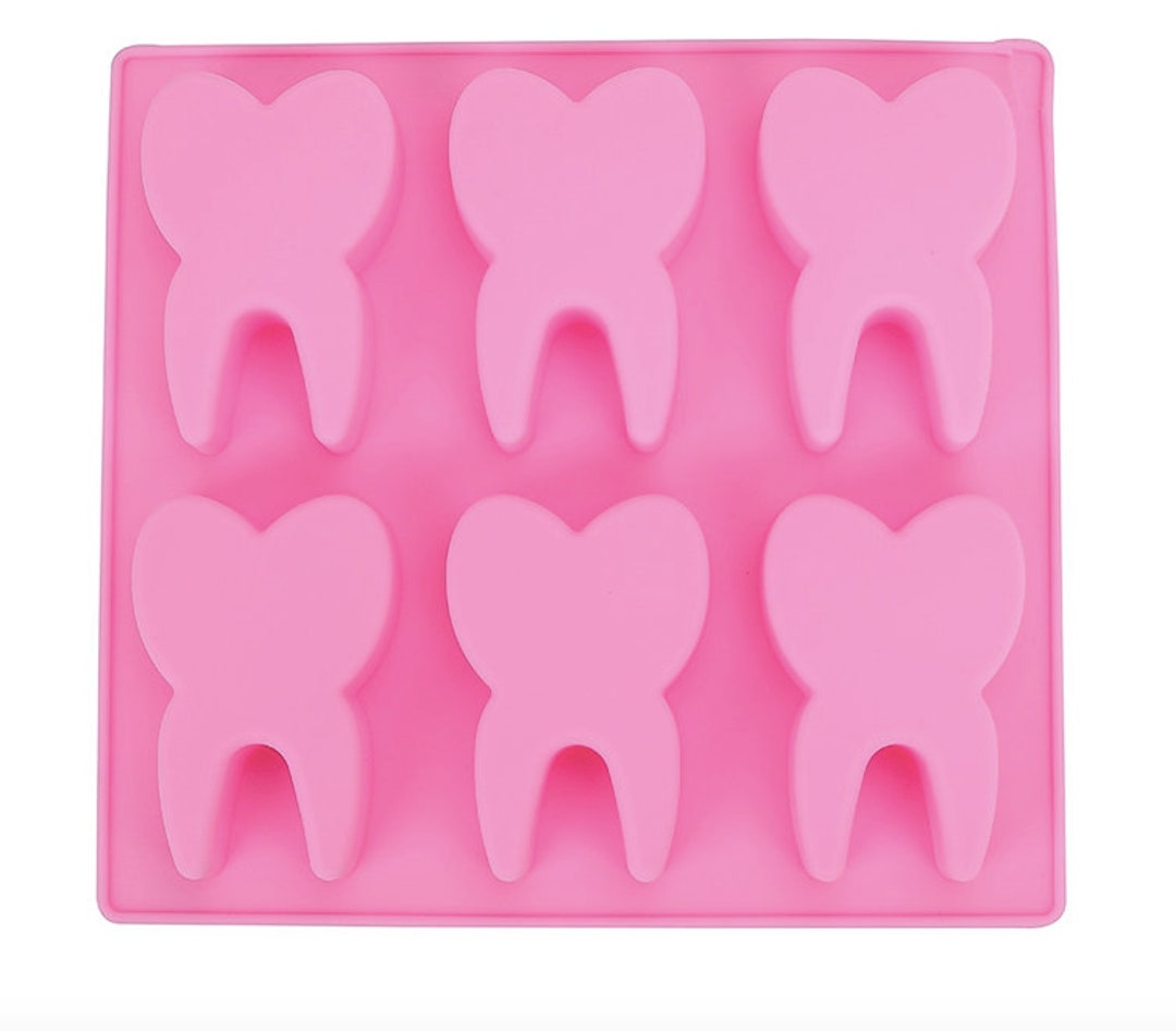 MOLAR TOOTH MOLD 6 Cavity Silicone Soap Mold Teeth Bath Bomb - Etsy