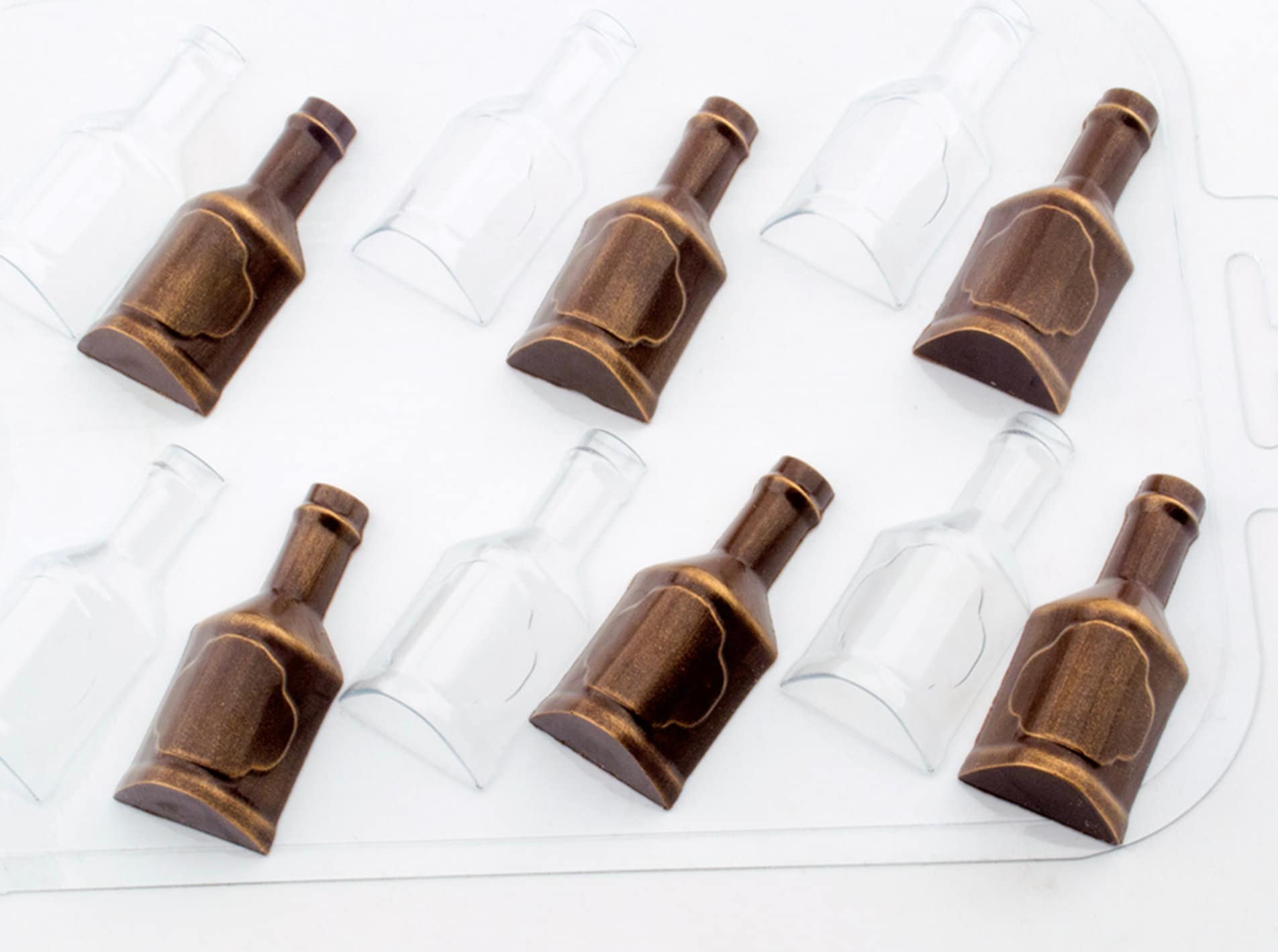 WHISKEY BOTTLES MOLD Minis Chocolate Mold Fondant Mold Etsy