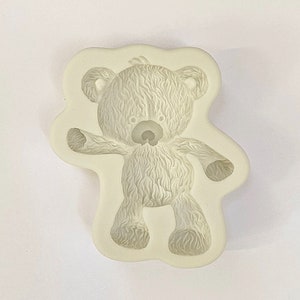 TEDDY BEAR MOLD, Fondant Mold, Chocolate Mold, Resin Mold, Kids Birthday Cake Decoration, Valentines Day Mold, Love Theme Mold, Wedding Cake