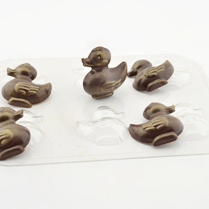 DUCKIE MOLD 6-Cavity, Chocolate Mold, Cake Decorating Supplies, Baby Shower Mold, Rubber Duckie Mold, Baby Duck Mold, Fondant Mold, Bird