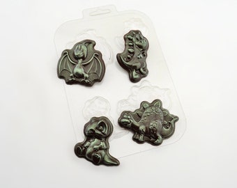 DINOSAURS MOLD, Chocolate Mold, Dinosaur Cake Decoration Mold, Candy Mold, Dragons Mold, Kids Birthday Cake Decor, Fast Shipping, Shapem