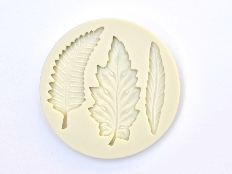 3 Cavity Silicone Fondant Mold Cake Decorating Chocolate Making Mold Bird Mold Sugarcraft Mold FEATHERS VARIETY MOLD Feather Mould
