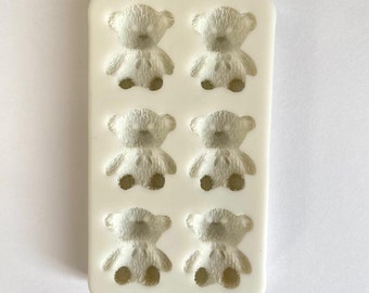 Plush Bear Toy Mold Silicone Bear Mold Soap Bear Candle Mold 