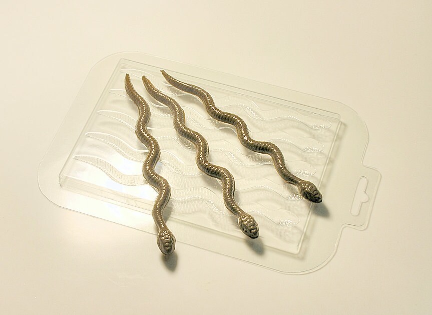 SNAKES MOLD Mini Snakes Chocolate Mold Soap Embeds Mold Etsy UK