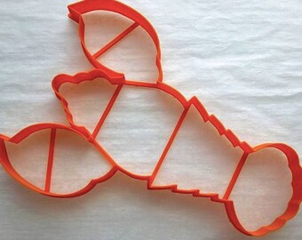 LOBSTER COOKIE CUTTER, Fondant Cutter, Cake Decoration Mold, Plastic Cookie Cutter, Under the Sea Creatures, Ocean Mold, Nautical, Shapem