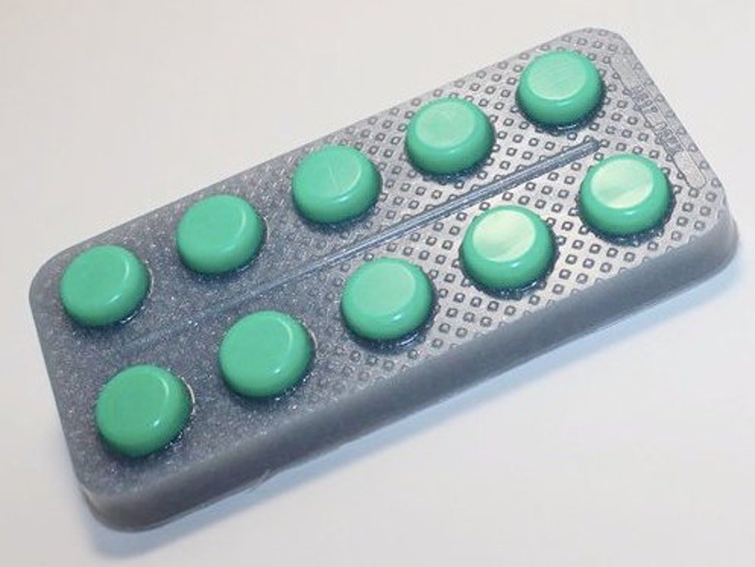 Pill Mold, Chill Pill Plastic Soap Mold, Blister Pack Bath Bomb Mold