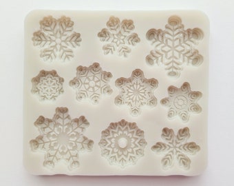 Snowflake Silicone Mold, Chocolate Mold, Cake Molds, Christmas Silicone  Molds, Resin Molds 