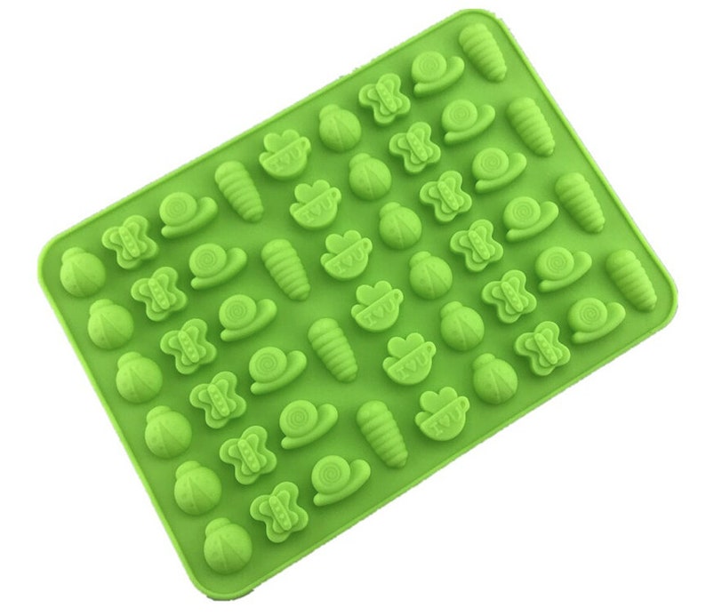 INSECTS VARIETY MOLD 50 Cavity Silicone Candy Mold Gummies Etsy