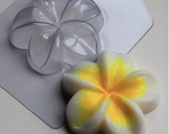 PLUMERIA MOLD, Flower Mold, Floral Soap Mold, Bath Bomb Mold, Spring Mold, Mold for Chocolate, Summer Mold, Unique Soap Making Supplies