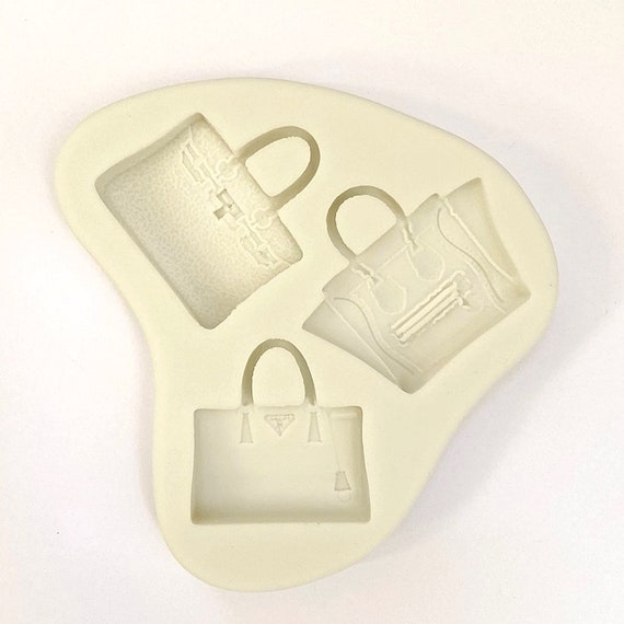 PURSE TRIO MOLD Fashion Mold Silicone Fondant Mold Resin 