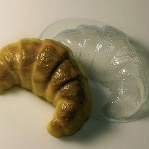 CROISSANT MOLD, Soap Mold, Bath Bomb Mold, Chocolate Mold, Dessert Mold, Food Mold, Fondant Mold, Candy Mold, French Cake Decoration, Shapem