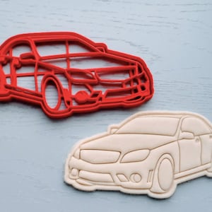 CAR COOKIE CUTTER, Luxury Car Fondant Cutter, Auto Mold, Boys Cake Decoration, Plastic Cookie Cutter, Fathers Day Cake, Sports Car Mold