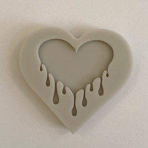 5 Pack Heart Shape Silicone Mold Valentine's Day Fondant Molds Non