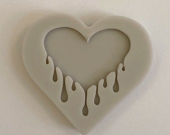 Heart Candy Studs Silicone Mold Palette 8 Pairs Valentine (D4)