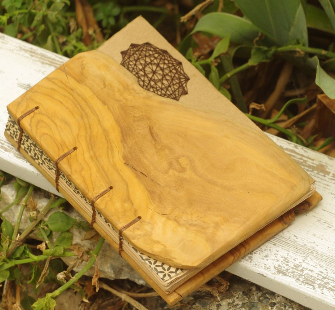Wood Diary, Wood Journal , Writing Journal, Rustic Travel Book, Raw Memorial, Unique Diary, Old