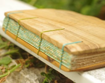 Personalized Wood Notebook, Journal with name,