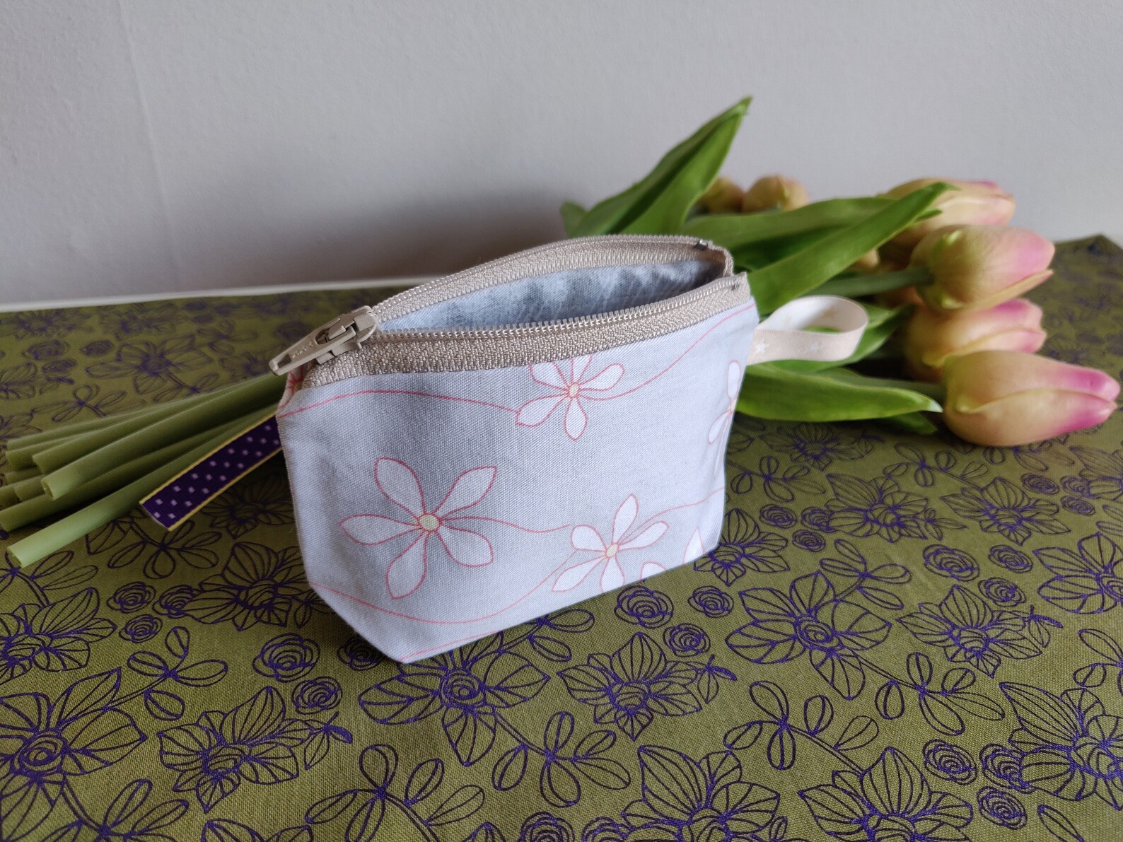 Hand Made DIY Fabric Coin Purse Etsy