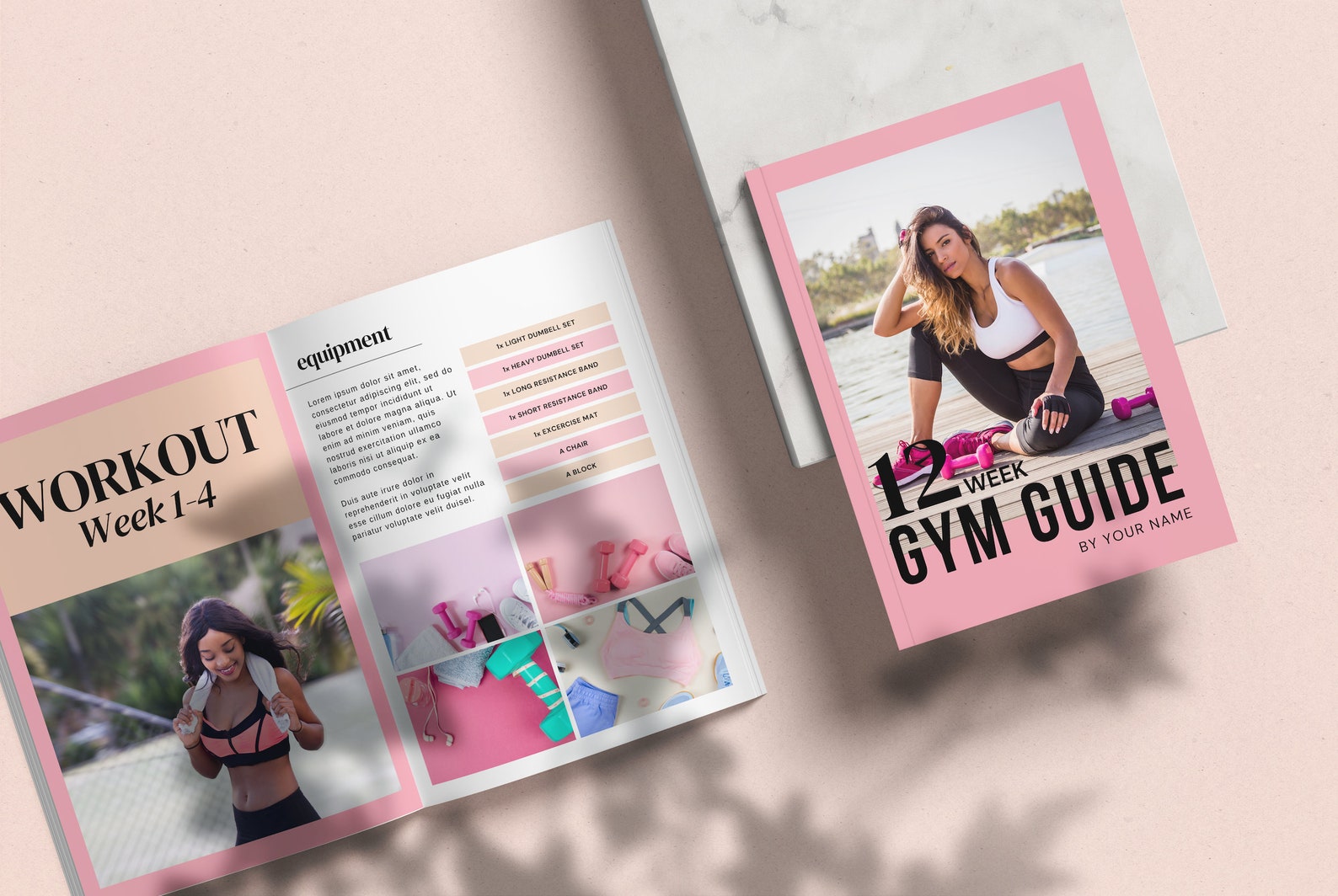 Fitness Ebook Template. Fitness Planner Ebook Template Canva Etsy