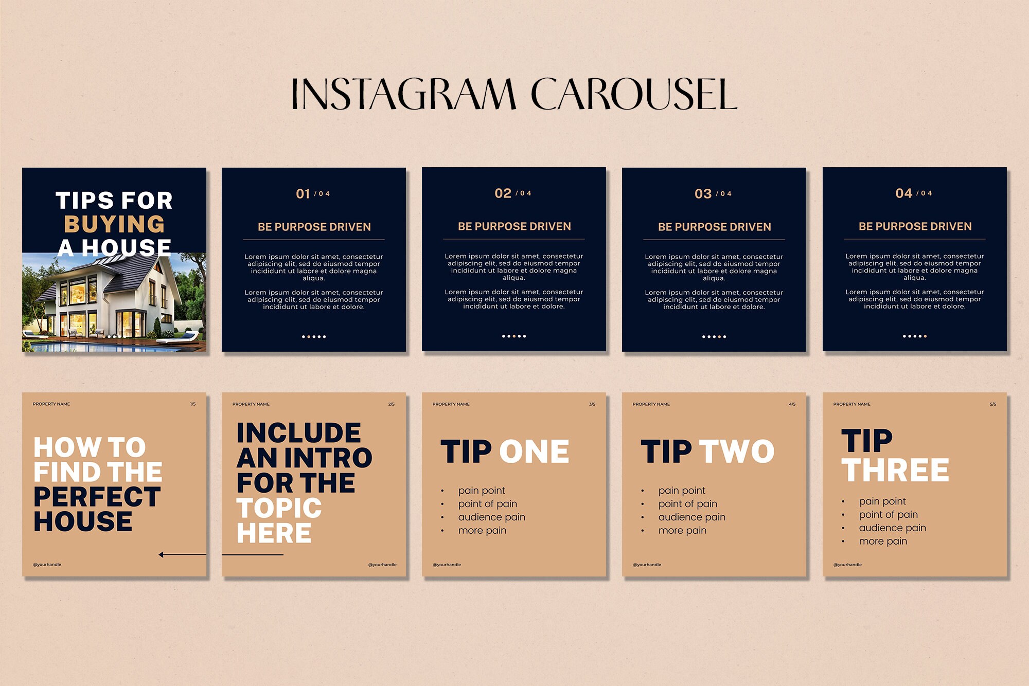 Real Estate Agent Social Media Templates Bundle Real Estate Etsy