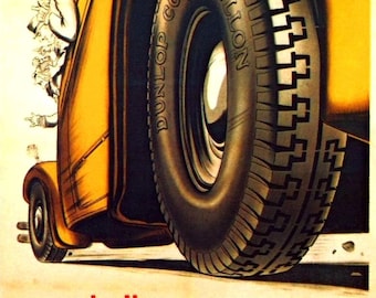 TIN SIGN "Albaine Oil" Rustic Garage Tires Wall Decor