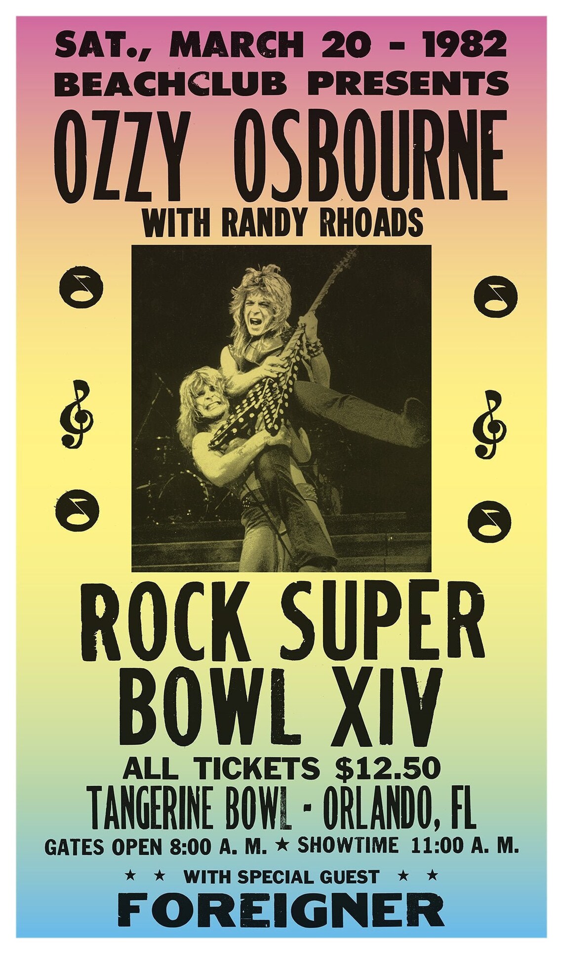 Ozzy Osbourne Concert Poster Re print 477 Etsy