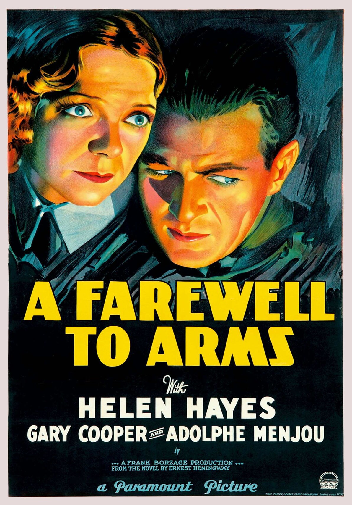 Farewell to arms 1932 Vintage movie poster 741 Etsy