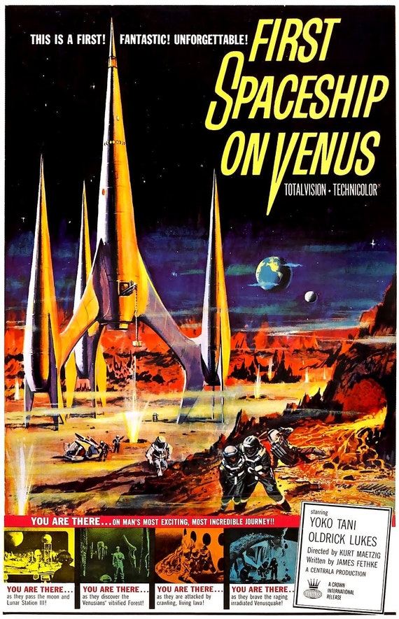 First Spaceship on Venus Science Fiction Movie Poster 1013 - Etsy Australia First Spaceship on Venus Science Fiction Movie Poster 1013 - Etsy Australia